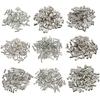 100Pcs Cord End Cable Terminals Uninsulated Bootlace Ferrules Kit 0.5mm To 16mm²