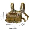20L Fishing Chest Bag Oxford Cloth Front Rig Pouch Tacticals Bags Fishing Tool Storage Vest Backpack For Hunting Camping Pack