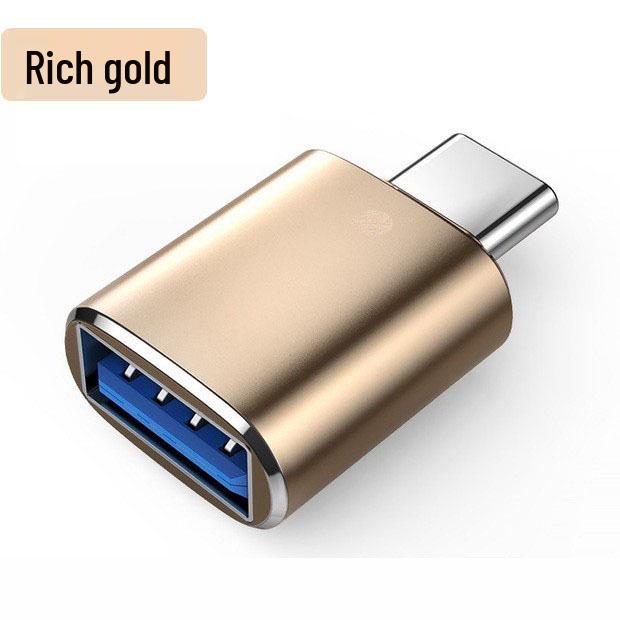 Type-C To USB 3.0 OTG Adapter & Car Charger with USB Flash Drive & Card Reader.