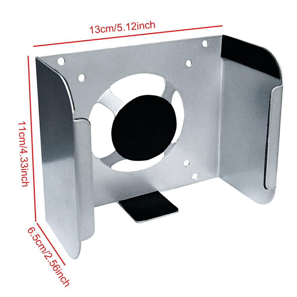 Metal Under Desk Mount for Apple Mac Mini M4 Metal Monitor Holder Wall Mount Stand Space-Saving Bracket Computer PC Accessories