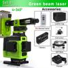 CLUBIONA IE16 Powerful Laser Green Lines Auto Vertical & Horizontal Floor and Ceiling Remote Control Laser Level With Li-ion Battery