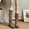Retro Pile Boots Western Cowboy Boots Summer New High Boots Spring and Autumn Boots