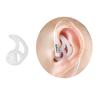 Silicone Fin Ear Mold For Two Way Radio Earpiece Replacement Earmold Earbud