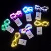 "Colorful LED Flower String Lights: Copper Wire Atmosphere Lights for Christmas Tree Decoration”