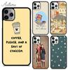 Gilmore Girls Coffee Phone Case for iPhone 11 12 13 14 Pro Max Mini X XR XS SE 2020 6S 7 8 Plus Samsung Galaxy S21 S22 Shell