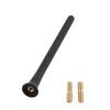Motorcycle Short Antenna Mast 6 3 4in Long Screw in Rubber Shape Memory Replacement