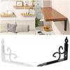 Black White Shelf Corner Brace Thickened Furniture Fitting Metal Shelf Bracket  Home Improvement