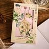 Pendant Hollow Bookmark Chinese Style Floral Painting Bookmark Retro Metal Bookmark  Student