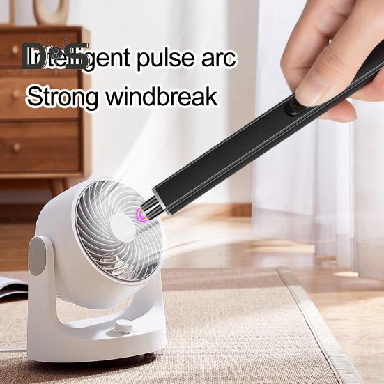 1 комплект, электрический воспламенитель с длинной ручкой, портативный ветрозащитный воспламенитель с зарядкой через USB для кемпинга, пикника, домашнего использования