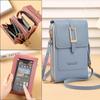 1PC Women Bags Soft Wallets Touch Screen Cell Phone Purse Crossbody Shoulder Strap Handbag for Female