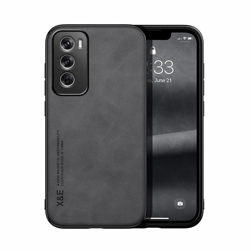 For Oppo Reno12 Pro 5G Case Magnetic Leather Car Holder Phone Case for Oppo Reno 12 Pro 5G CPH2629 6.7" Soft Bumper Back Cover