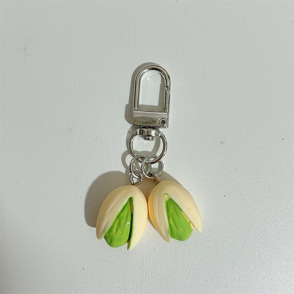 Bag Pendant Food Series Pendant Pistachio PVC Keychain Unique Simulation Food Keychain Gift