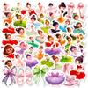 50PCS Ballet Dancing Girl Stickers, Cute Cartoon Decals for Luggage, Car & Decoration