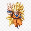 Patches For Clothes Bag Iron On Thermal Stickers Goku Super Saiyan Goku Majin Buu Pattern Washable Heat Transfer