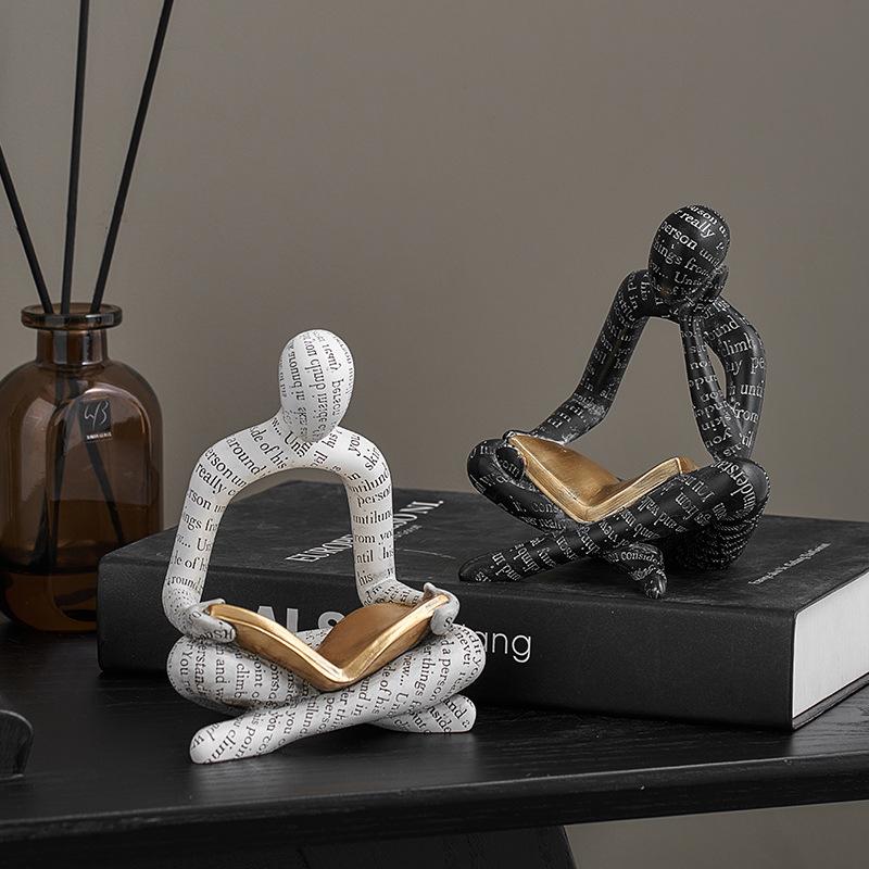 Art Reading Figures Ornaments Home Decorations Desktop Accessories