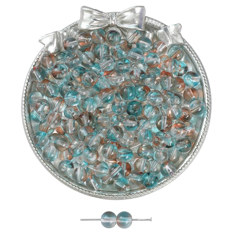 2000Pcs Crystal Glass Beads Jelly Bubble Loose Spacer Beads for DIY Necklace Bracelet Jewelry Making