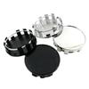 4Pcs Universal Wheel Center Caps Outer 54MM Wheel Badge Covers Protective Rim Hub Caps Cars