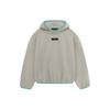 Fear of God Essentials Polar Fleece Pullover Hoodie Seal Men Tops Grey 202SP244265F