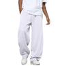 Men's Solid Color Loose Wide Leg Sweatpants Men's Casual Fashion Sweatpants