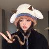 Soft Lamb Beanie Hat Korean Style Plush Pullover Hats Gifts Plush Earmuffs Cap  Women