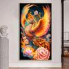Large Colorful Divine Bird Phoenix Diamond Painting Diy Full Diamond Embroidery Rhinestone Pictures Mosaic Animals