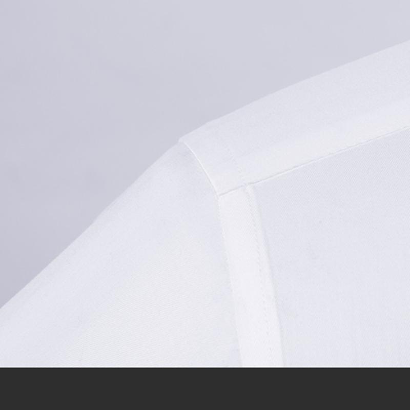 Pure Cotton Non-iron Striped Formal Short-sleeved Shirt Mens