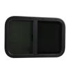 RV Window Horizontal Vertical Rounded Slid with Insect Nets Drain Hole for 645x415mm Motorhome