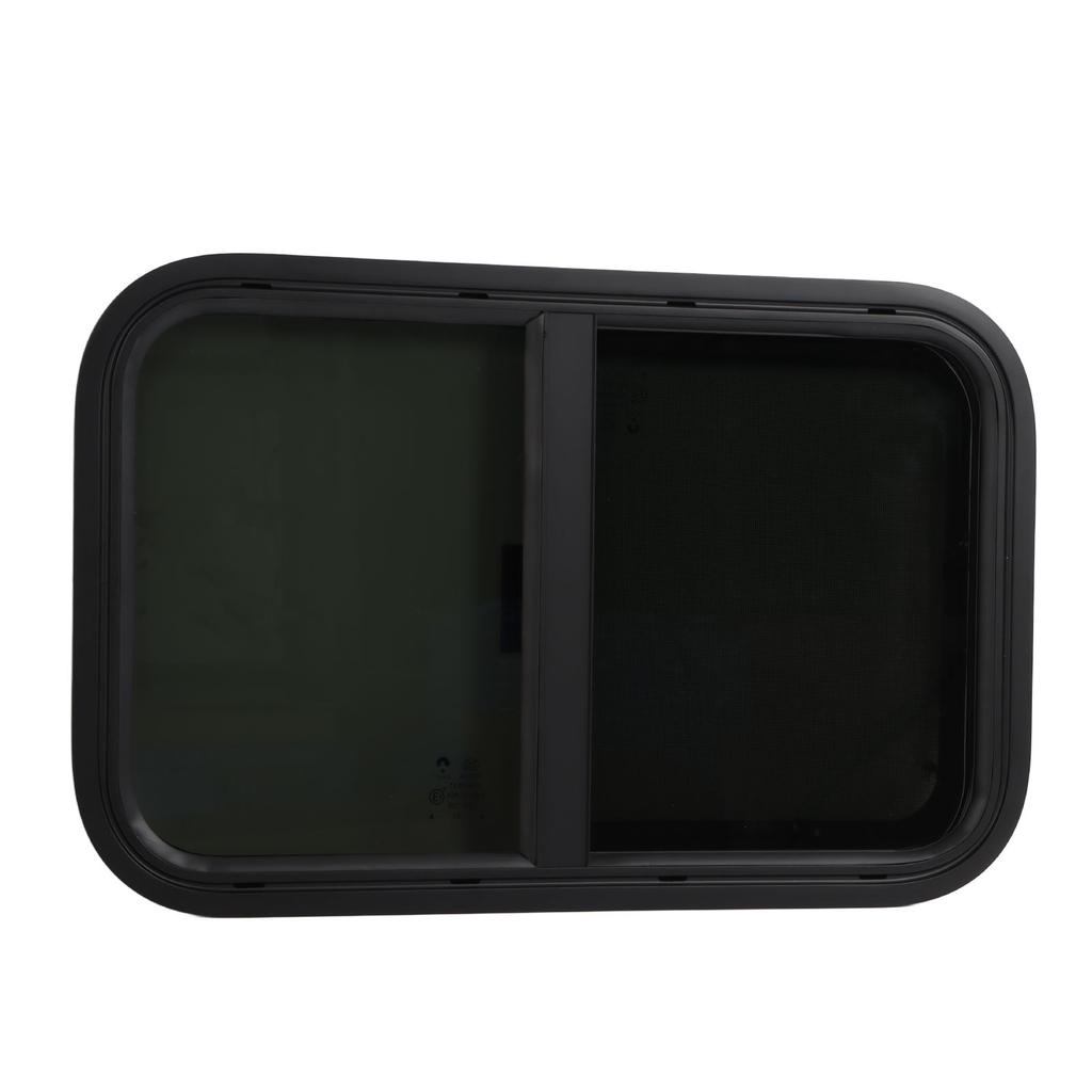 RV Window Horizontal Vertical Rounded Slid with Insect Nets Drain Hole for 645x415mm Motorhome