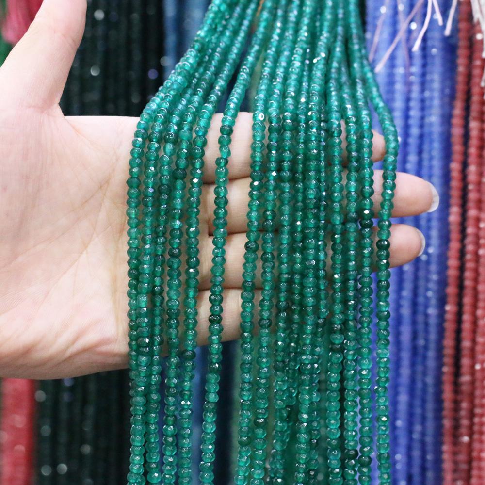 Natural Stone Bead Spinel Faceted Beads 2 X 4 Mm for Jewelry Making DIY Necklace Anklet Bracelet Accessory