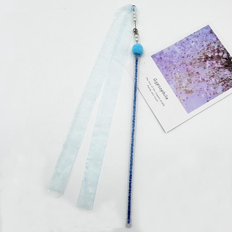 Hot Sale Cat Toy New Fairy Tickling Cat Wand Hairball Feather Bell Cute Cat Exclusive Hand-held Tickling Cat Wand