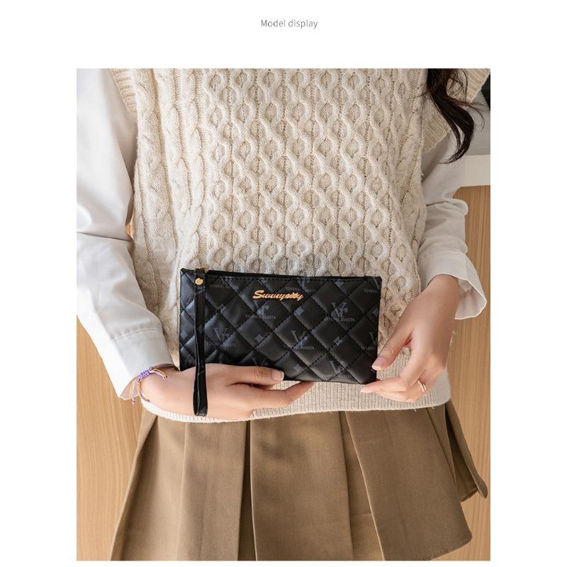 Women's Bag Mobile Phone Bag Fashion Everything Printed Coin Purse Advanced Sense Clutch Bag