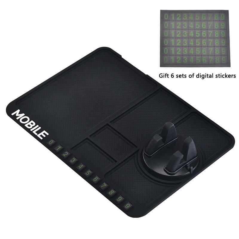 Multi-Functional Car Anti-Slip Mat Auto Phone Holder GPS Navigation Storage Cushion Car Interior Accessories Car Dashboard