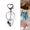 Elegant Heart Bowknot Pendant Versatile Keyring Fashion Accessory for Women Bag Pendant Charm and Keychain