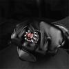 Simple Fashion Lobster Claw Eyes Retro Punk Gothic Big Black Red Zirconia Men's Ring Tide Ins Hip-hop Niche Party Jewelry Gift