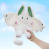 Cute Rabbit Plush Cushion Magical White Spirit Bat Rabbit Toy Creative Bat Plushie Stuffed Pillow Girl Birthday Gift