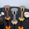 Touch Switch Dimmable Retro Metal Small Battery Operated Lamp Rechargeable Cordless Restaurant Table Lamp