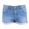 Milas Light Blue Rolled-up Mini Shorts Woman JOSEPH 'IN