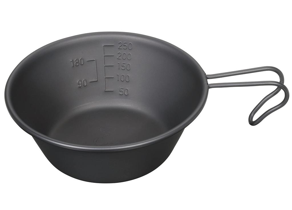 CAPTAIN STAG Sierra Cup Stainless Steel Color Sierra Cup 320ml Stainless Steel Made In Japan Made In Tsubame-Sanjo Okitsumo Black UH-69