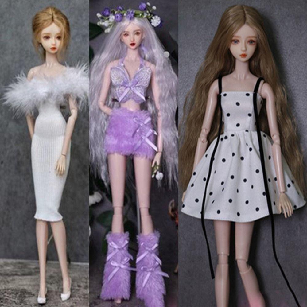 Multi-styles Doll Princess Clothes Fashion Party Clothes Dresses Kids Toys 1/6 BJD Dolls 30cm Doll