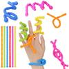 6pcs Silicone Sensory Sticks Fidget Toys Texture Quiet Twisting Fidget Toys Kids Adults