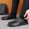 Soft Leather Soft Sole Men's Business Casual Leather Shoes Men's Fashion Breathable Shoes Hundred Towers One Pedal Foot Cover Casual Single Leather S