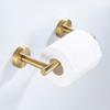Stainless Steel Toilet Paper Holder Wall Mounted Toilet Paper Roll Holder Golden Bathroom Tissue Hanger Household Items Hardware