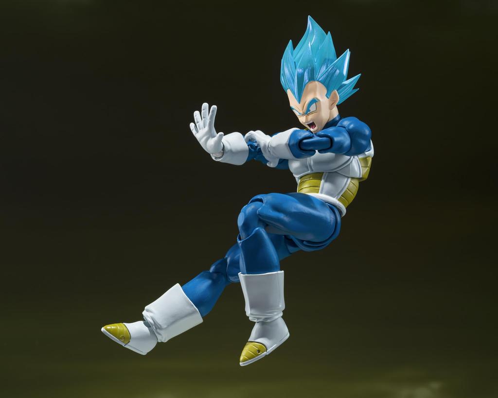 TAMASHII NATIONS Dragon Ball Super Super Saiyan God Super Saiyan Vegeta The Pride of the Saiyans 135mm PVC ABS Painted Movable Figure S.H.Figuarts - -