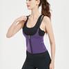 Three-Breasted Zipper Corset Waist Belt for Women - Slimming and Sweat-Inducing Fitness Vest