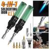 1300 Celsius Butane 4 IN 1 Portable Gas Soldering Iron Gas Blow Torch Gun Wireless Heating Tool Blow Pen Torch Welding Tools