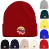 Mouth Flag of Colombia Winter Knit Hat Beanie, Patriotic Skullies Beanies Fit Warm Leisure Bonnet Knitted Cap Beanie