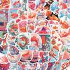 10/50pcs Cute Koi Fish Stickers Goldfish Graffiti Stickers for DIY Luggage Laptop Skateboard Motorcycle Bicycle Sticker