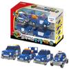 Tayo Little Bus Friends Special V.10 Mini Car 4 Pcs Toy Set Police Team