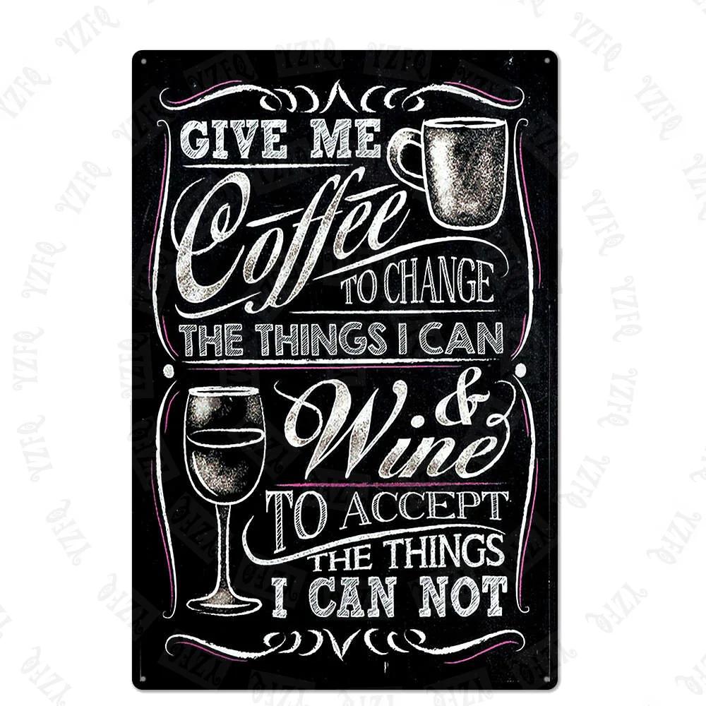 Chalkboard Art Coffee Menu Metal Sign Burger Bar Decorative Signs Wall Kitchen Cafe Shop Home Art Craft Decor 30X20CM XP(947)A