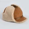 High Quality Winter Leather Hat Men Fur Warm Thick Earflaps Bomber Hats Men's Baseball Cap Russian Hat